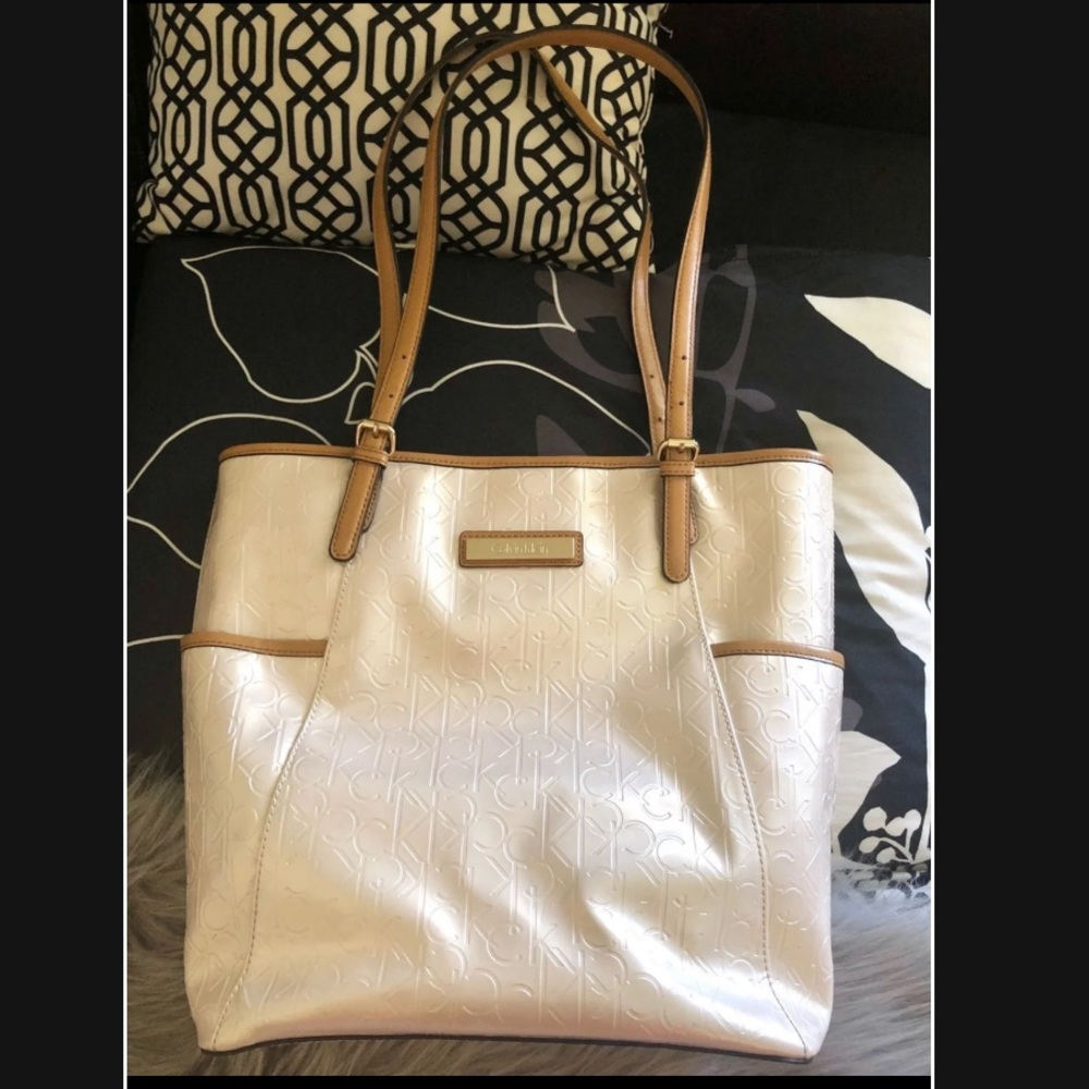 CK Embossed Large Tote